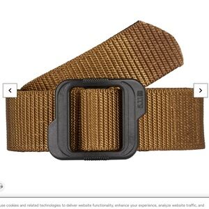 5.11 Tactical TDU belt Coyote color Model 59552 New Size Medium (32-34)